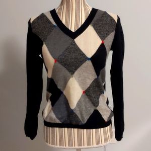 Argyle Cashmere Sweater
